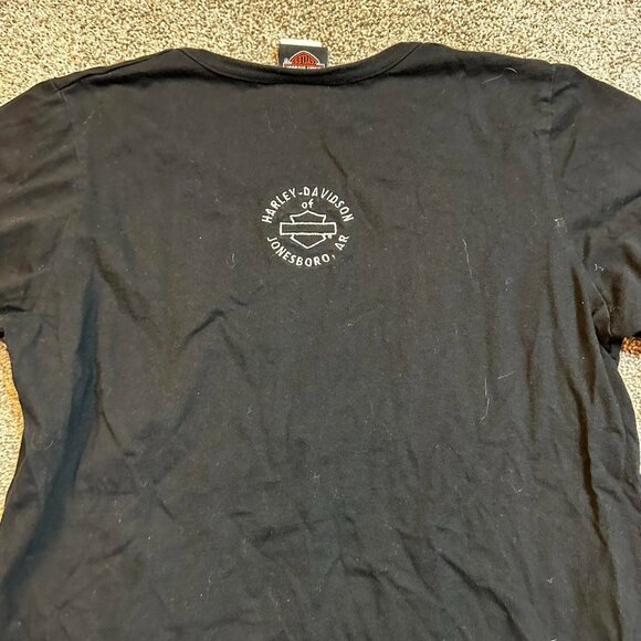 Vintage Y2k Baby Doll Biker harley davidson punk grunge tshirt - Picture 3 of 7